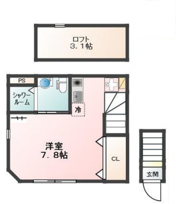 Glanz綾瀬Ⅱ 間取り図