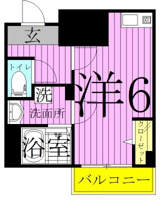 ソルビオス北千住  間取り図
