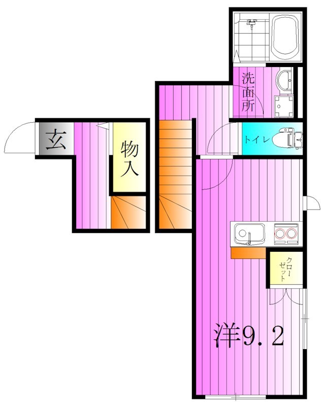 ベルリード関原 間取り図