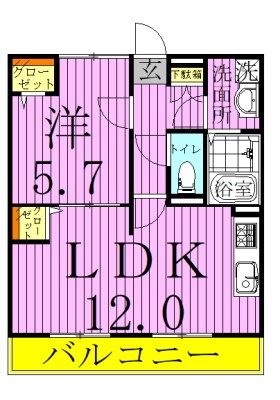 リブリ・June　Kane 間取り図