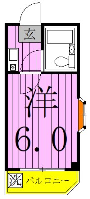 シャングリラ竹ノ塚 間取り図