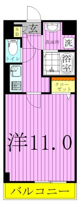 プランドールⅡ  間取り図