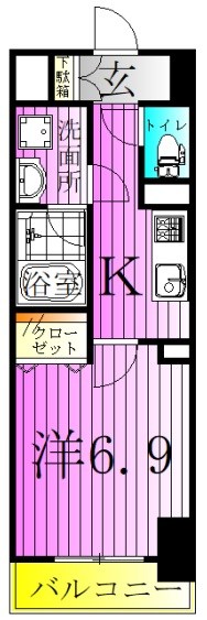 Ｐａｒ　Ｂｏｎｈｅｕｒ（パル　ボヌール）  間取り図