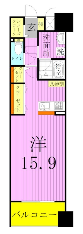 ロイヤルパークスシーサー南千住 間取り図