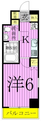 リヴシティ綾瀬ＷＥＳＴ 間取り図