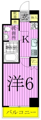 リヴシティ綾瀬ＷＥＳＴ 間取り図