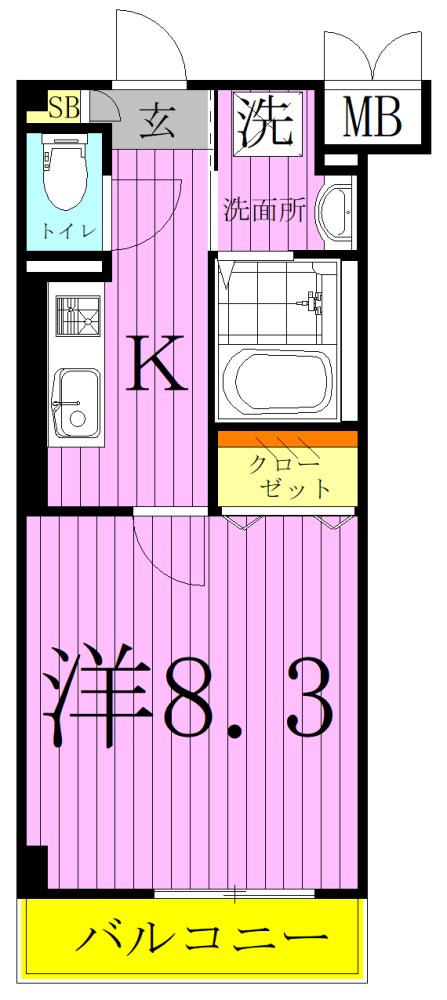 メイ・エスポア 間取り図