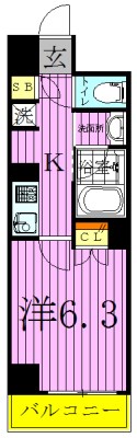 THE RESIDENCE OF TOKYO Ｃ18  間取り図