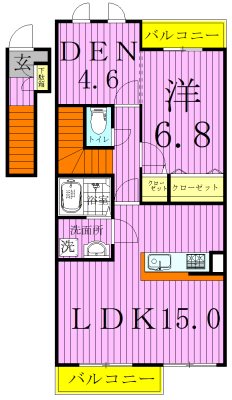 コンフォートガーデン 間取り図