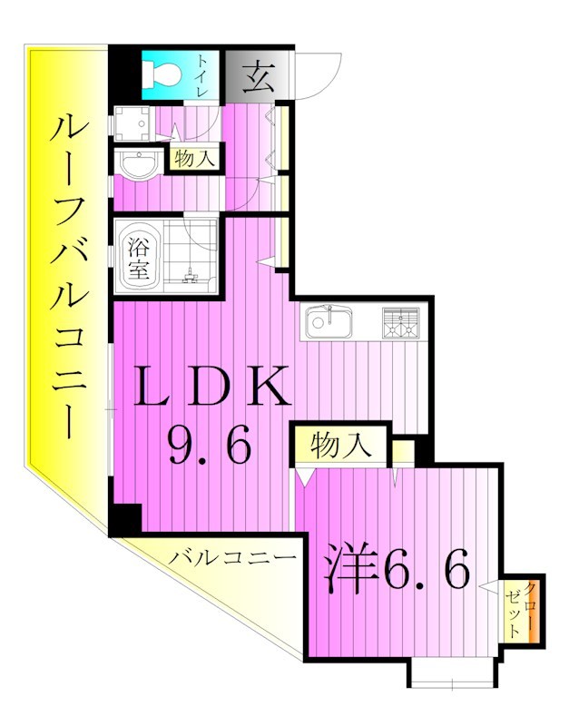 エクメーネ西新井西公園弐番館 間取り図