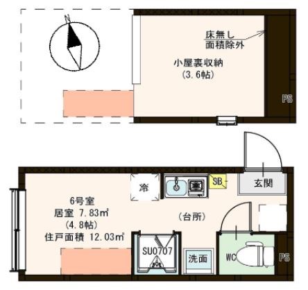 エスポワール千住大橋 間取り図