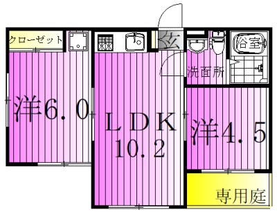 メゾンド琴 間取り図