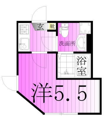 Contrail六町 間取り図
