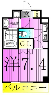 COCO-CHILL KAMEARI 間取り図