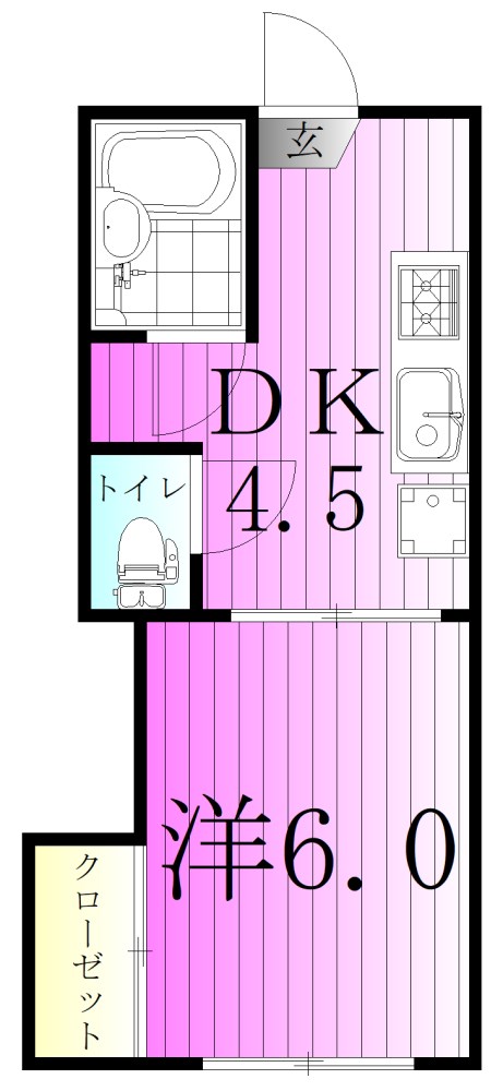 ハイツトラスティ第2 間取り図