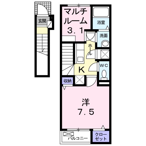 フェリス・プライヤ 間取り図
