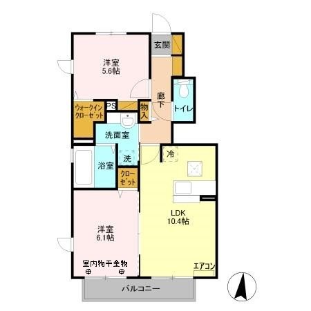 アネシスⅠ 間取り図