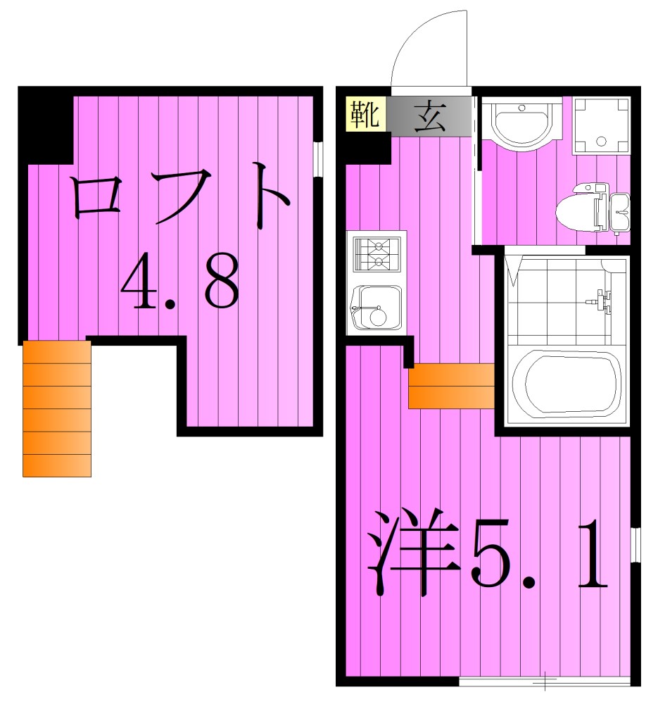 レグノテラス竹ノ塚 間取り図