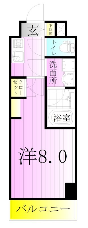 マキシヴ西新井  間取り図