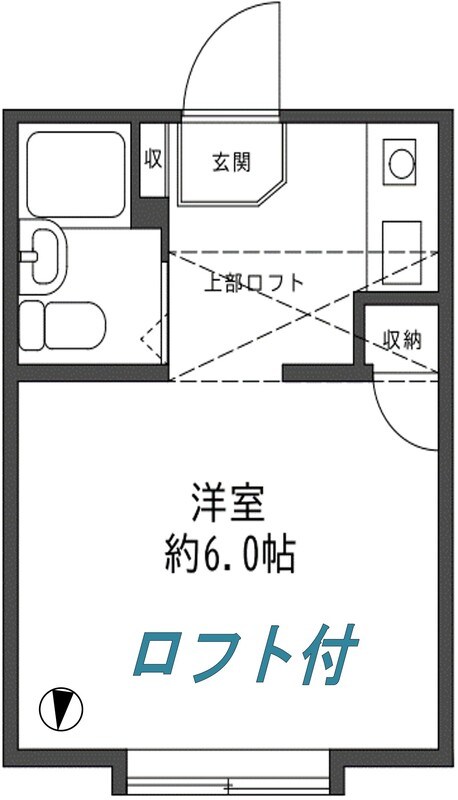 ベルピア五香第一 106号室 間取り