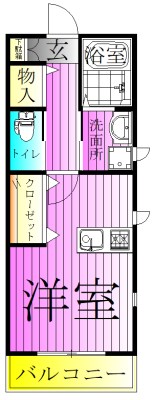 フィール竹の塚 間取り図