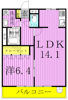 Fiore～フィオーレ～ 201号室 間取り
