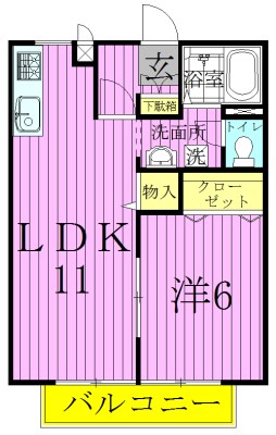 グランガーデン２ 間取り図