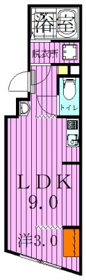 モント竹ノ塚 間取り図