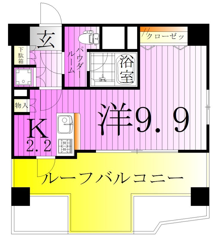 プレスタイル千寿 間取り図
