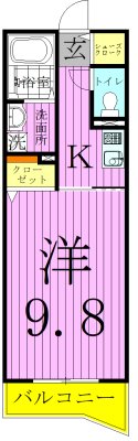 ベル・ソレイユ 間取り図