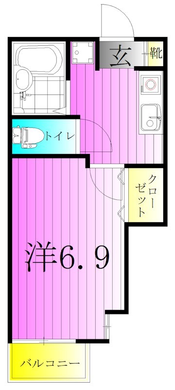 フィールズ13(サーティン) 間取り図