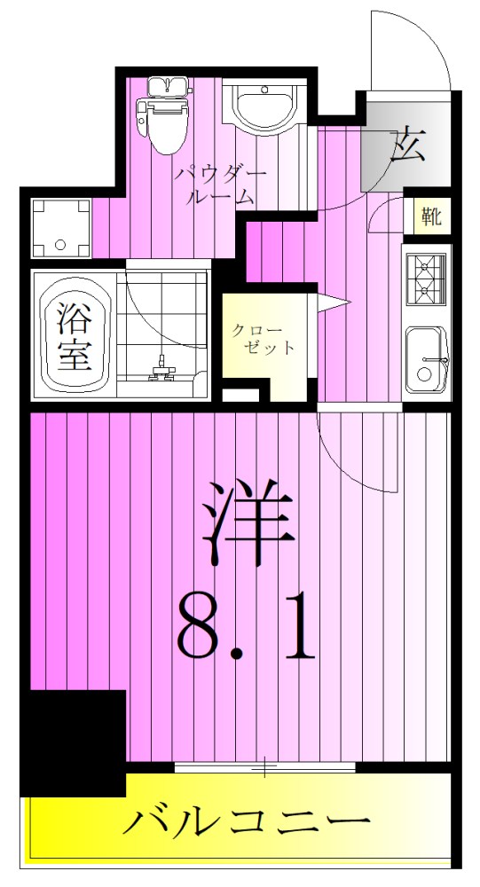 MAXIV CROS竹ノ塚 間取り図