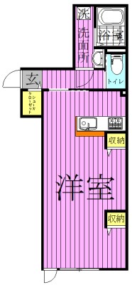 モアナコート南流山 202号室 間取り