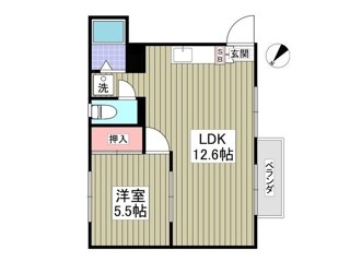 南柏パインヒル2号棟 間取り図