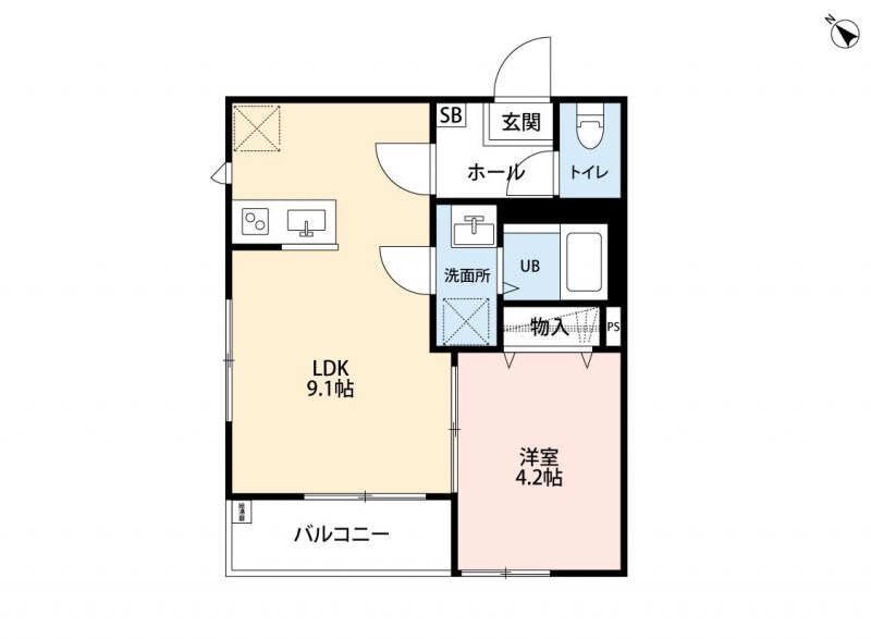 （仮称）流山市南流山3丁目新築 201号室 間取り