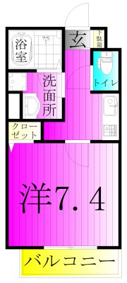 ジーメゾン我孫子柴崎台ヴェリテ 102号室 間取り