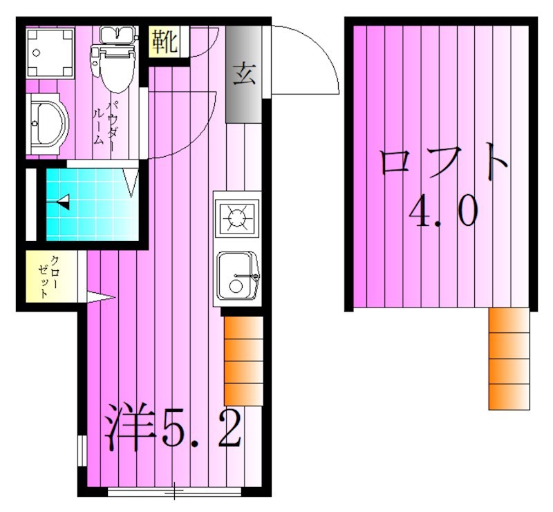 メゾンルミエール千住 間取り図