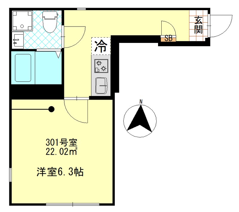 アンセス堀切菖蒲園 間取り図