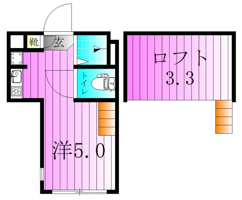 メゾンルミエール千住 間取り図
