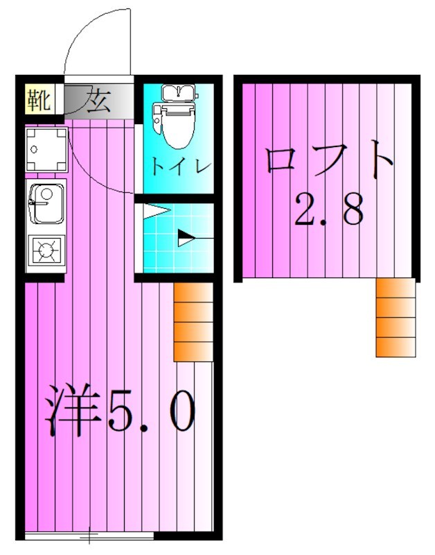 メゾンルミエール千住 間取り図