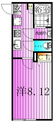 MQuarto五反野Ⅱ 間取り図