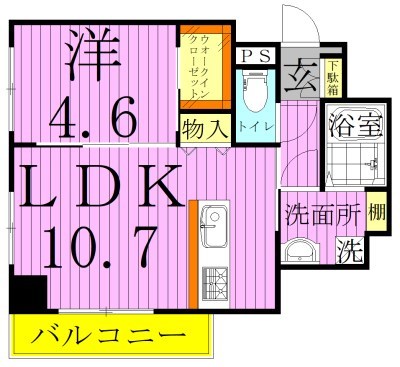 Bonheur Dear court 間取り図