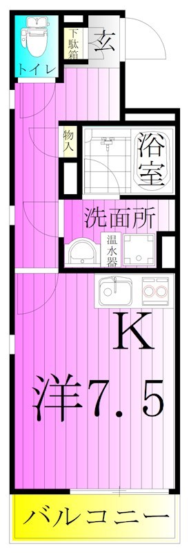 LAUREL三ノ輪 間取り図