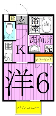 メゾンドジュンキ 間取り図