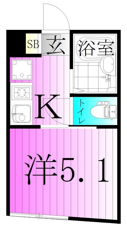 ＫＫハウス金町 間取り図