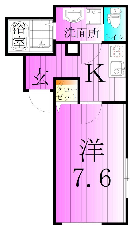 VERSE NISHIARAI 間取り図