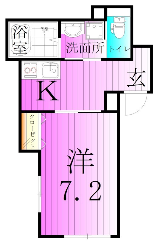 VERSE NISHIARAI 間取り図