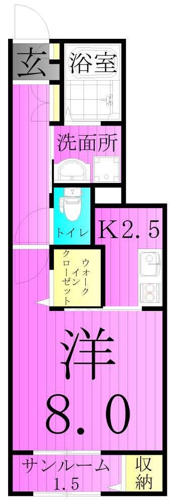 プラシードⅢ 間取り図