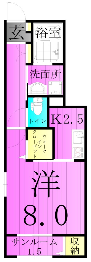 プラシードⅢ 間取り図
