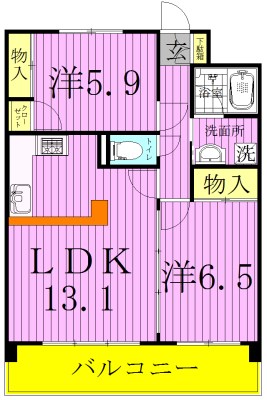 ＫＳ・ＷｉｎＨｉｌｌｓ 間取り図
